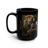 Lion Of Judah #1 - 15oz mug - black