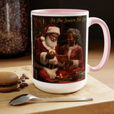 Mr & Mrs Santa - mug - 15oz