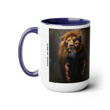 Lion Of Judah #2 - 15oz mug - two-tone