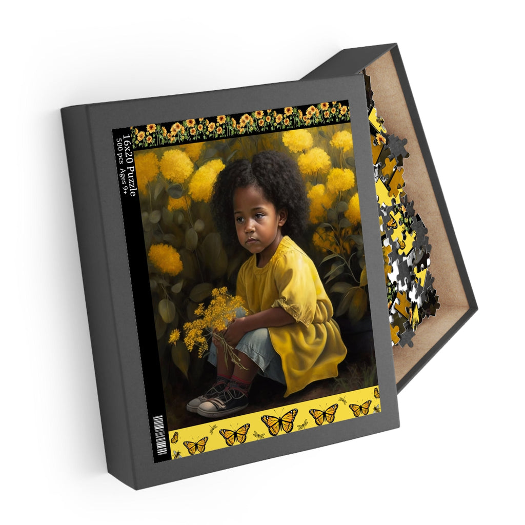 Little Yellow Flower - 500 piece jigsaw puzzle