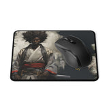 Black Samurai Warrior - mouse pad
