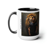 Lion Of Judah #2 - 15oz mug - two-tone