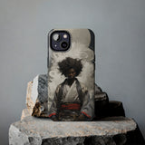 Black Samurai Warrior - iPhone Case