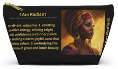 I Am Radiant - cosmetic pouch