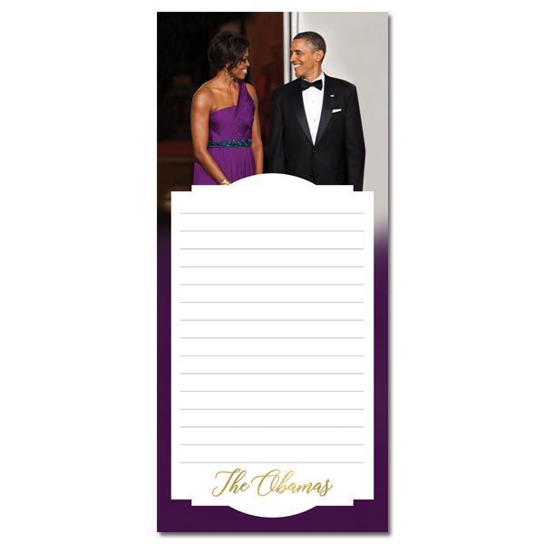 Magnetic Notepad - The Obamas