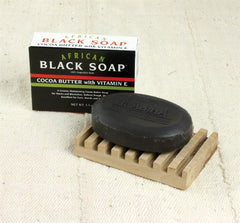 Black Soap - with cocoa butter