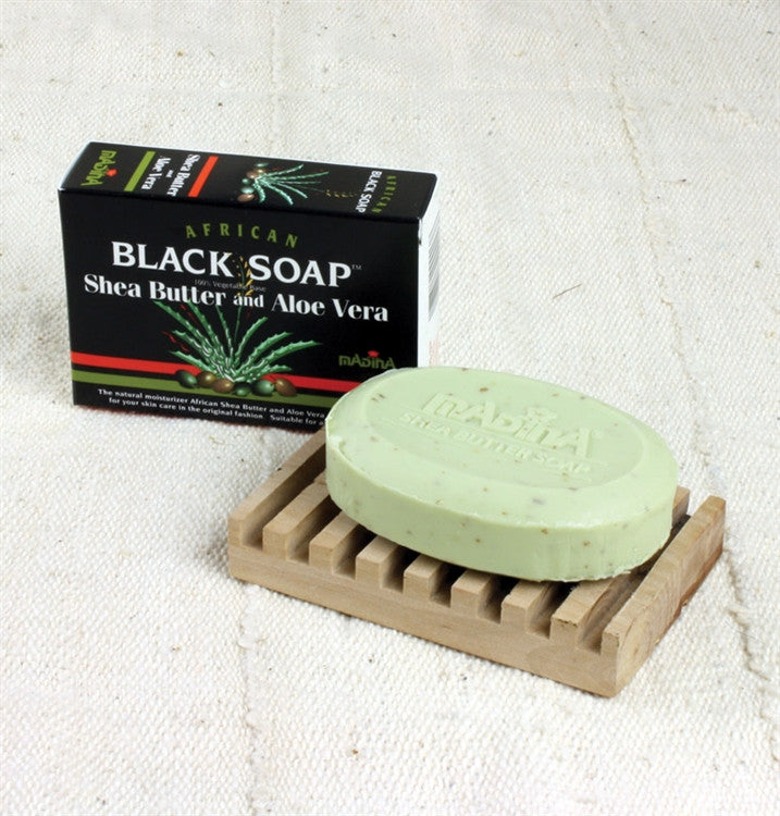 Black Soap - with shea butter and aloe vera