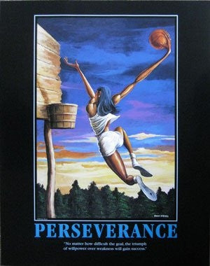 Perseverance - 30x24 poster - Ernie Barnes