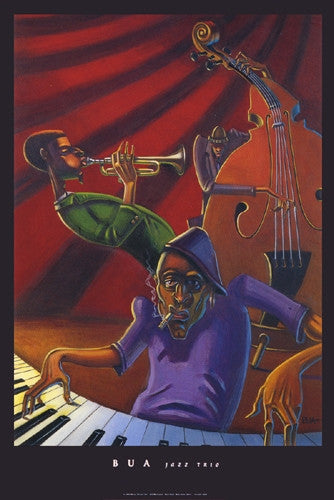 Jazz Trio - 36x24 print - Justin Bua