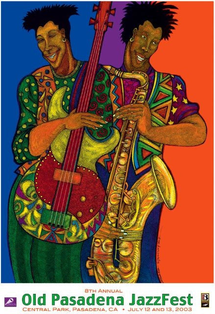 The Color of Jazz - 23x17 print - Charles Bibbs