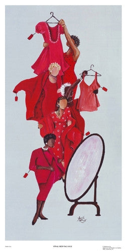 Final Red Tag Sale - 24x12 print - Annie Lee