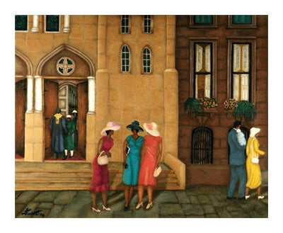 Church Sisters - 23x28 - limited edition giclee - Answerd Stewart