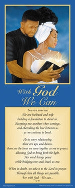 With God We Can - 12x36 - print - Jamal Scott