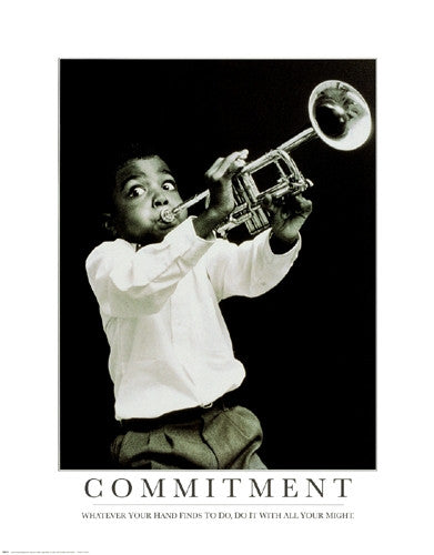 Commitment - 28x22 - photo poster - Anon
