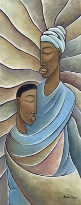 Mother and Child - 28x15 - limited edition giclee - Nathaniel Barnes