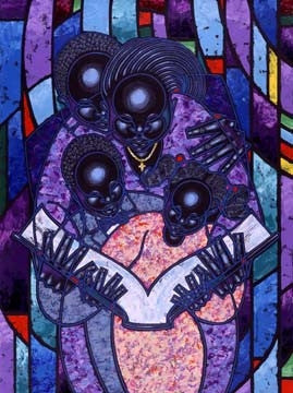 Spiritual Realm - 22x28 limited edition giclee - Larry Poncho Brown