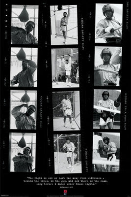 Muhammad Ali Film Strips - 36x24 - print - Anon