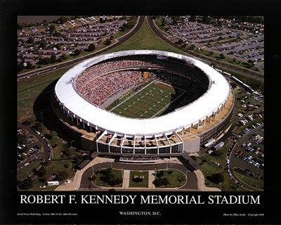 RFK Stadium Washington DC - 22x28 - poster - Mike Smith