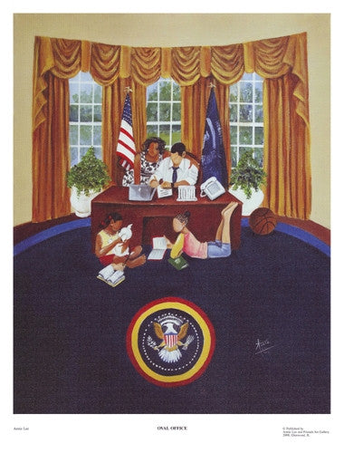 Oval Office - 17x13 print - Annie Lee