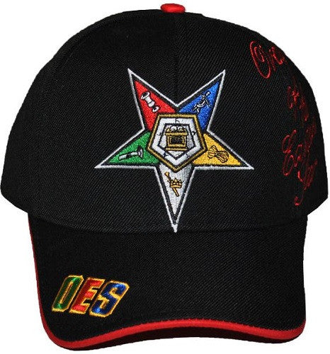 Eastern Star cap - baseball with signature - black