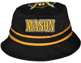 Mason cap - bucket style - black