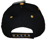 Mason cap - baseball - with gold bib