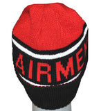 Tuskegee Airmen cap - beanie - black and red