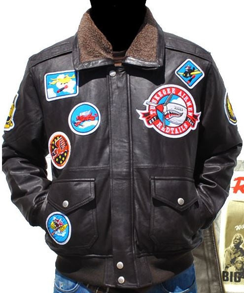 Tuskegee Airmen - leather bomber jacket - TLJB