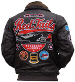 Tuskegee Airmen - leather bomber jacket - TLJC