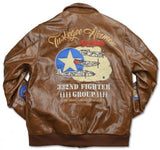 Tuskegee Airmen - leather bomber jacket - TLJD