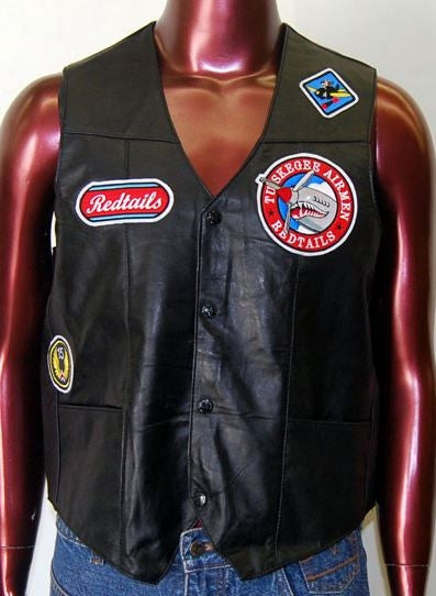 Tuskegee Airmen - leather vest