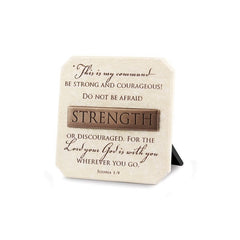 Bronze Title Bar - Strength Plaque