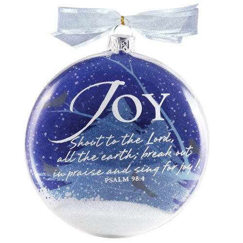 Snow Globe Ornament - Joy