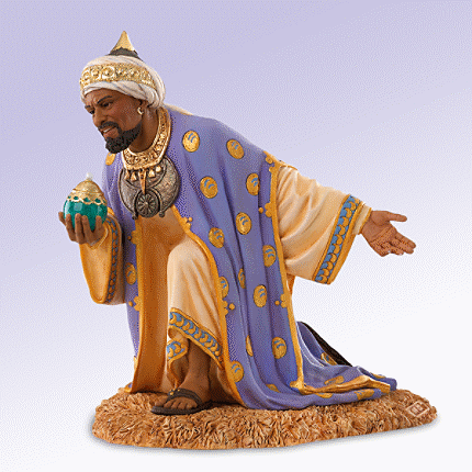 Nativity - Wise Man with Frankincense - Ebony Visions figurine