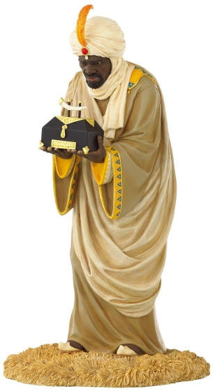 Nativity - Wise Man with Gold - Ebony Visions figurine