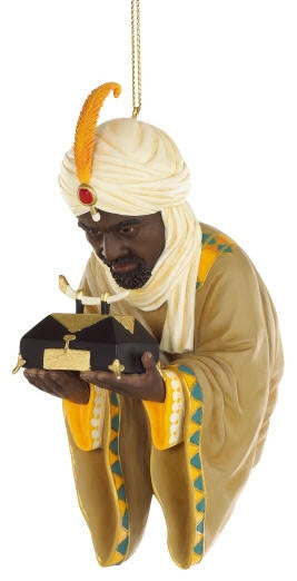 Nativity - Wise Man with Gold ornament - Ebony Visions