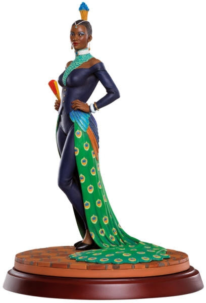 Lady Peacock figurine - Ebony Visions