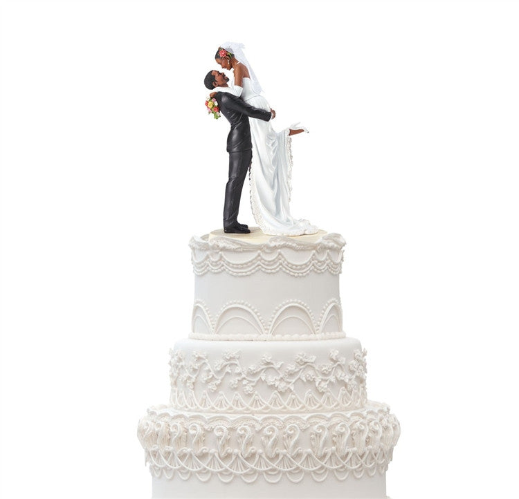 Forever One Cake Topper - Ebony Visions figurine