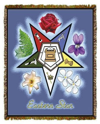 Order of Eastern Star - tapestry throw
