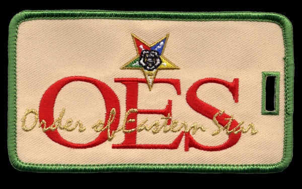 Eastern Star luggage tag - OES signature