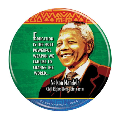 Nelson Mandela - button