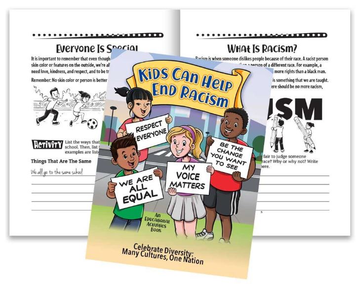 Black History Activity book - Kids Can Help End Racism