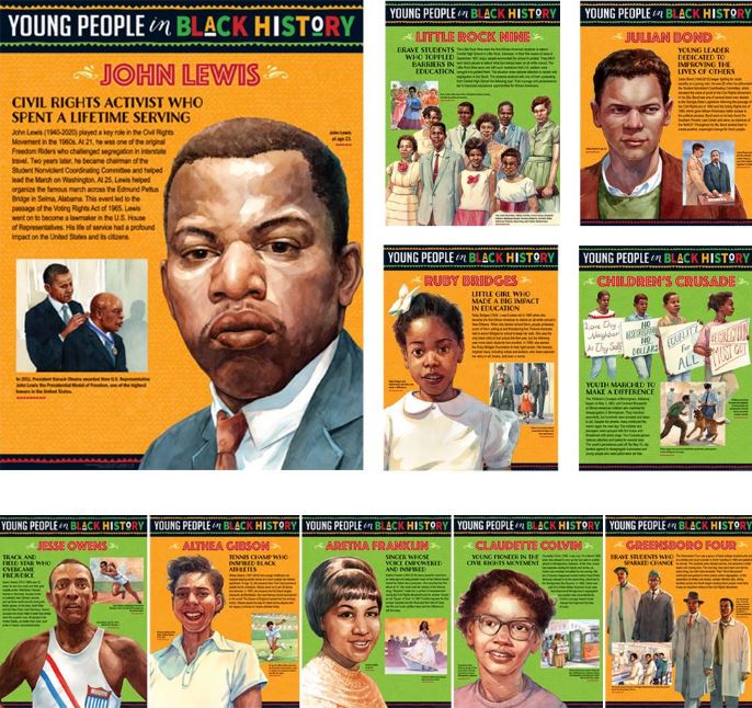 Black History Posters (set of 10) - Young Activists