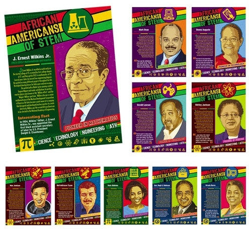 African Americans of STEM - Black History Posters (set of 10)