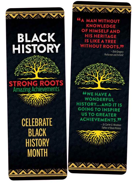 Black History bookmark - Strong Roots