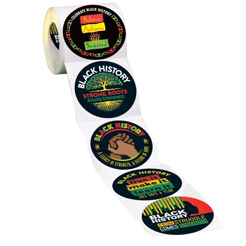 Black History Month - stickers on a roll - MRS-201