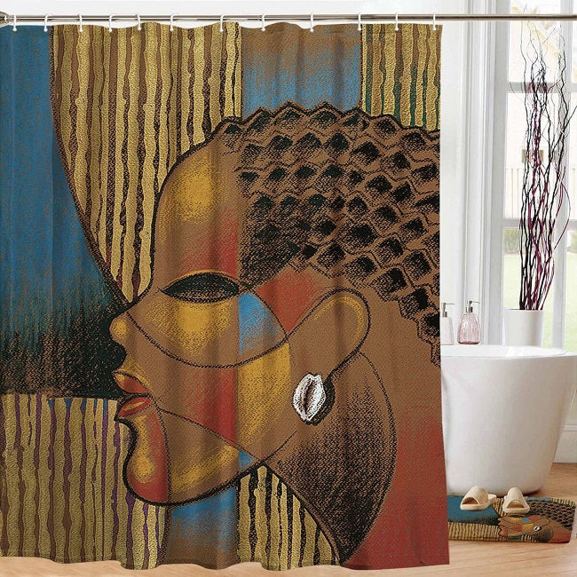Composite of a Woman - shower curtain