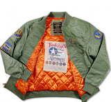 Tuskegee Airmen - bomber jacket - TBJD-GRN