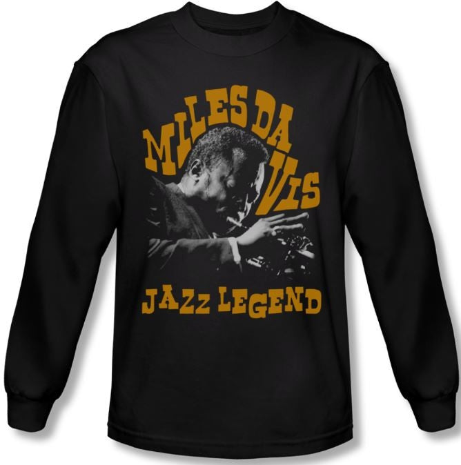 Miles Davis - Jazz Legend - long sleeve t-shirt