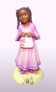 Birthday Girl - age 8 - figurine